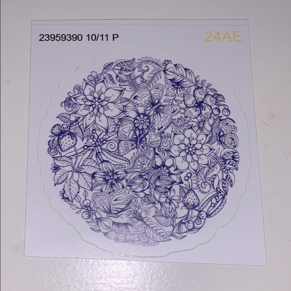 mandala sticker from red bubble.